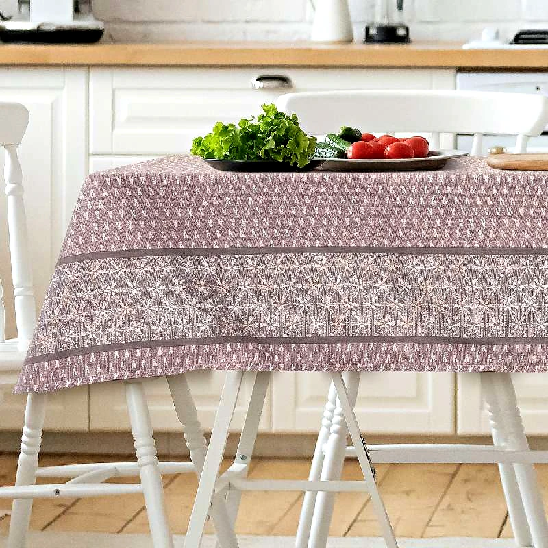 Beauty-Home ΤΡΑΠΕΖΟΜΑΝΤΗΛΟ CINNAMON ART 8484 ΕΜΠΡΙΜΕ 140X140 BEAUTY HOME