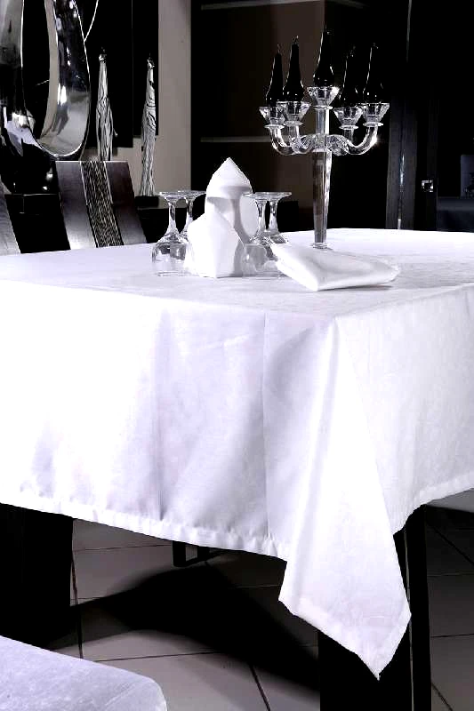 Beauty-Home ΦΑΓΗΤΟ 12 ΑΤΟΜΩΝ ART 8088 ΛΕΥΚΟ 160X270CM + 50X50CM – ΙΔΑΝΙΚΟ ΓΙΑ ΓΙΟΡΤΕΣ