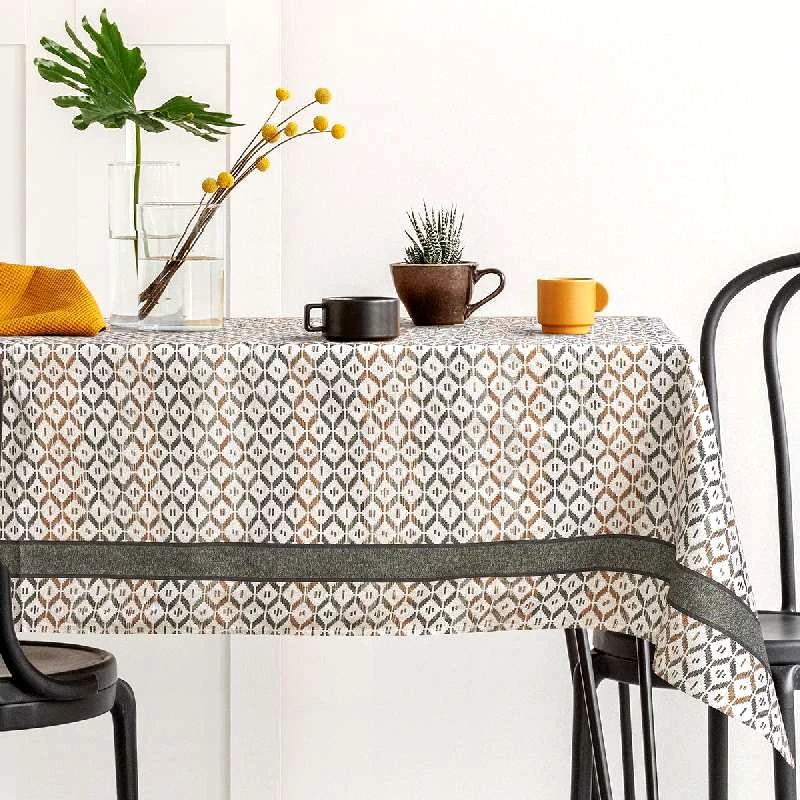 Beauty-Home ΤΡΑΠΕΖΟΜΑΝΤΗΛΟ CURRY ART 8483 ΕΜΠΡΙΜΕ 140X140 BEAUTY HOME