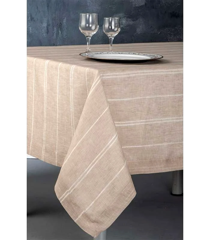 Omega Home OMEGA HOME DES.202 ΤΡΑΠΕΖΟΜΑΝΤΗΛΟ 170X300 100% ΛΙΝΟ ΙΤΑΛΙΑΣ OMEGA HOME