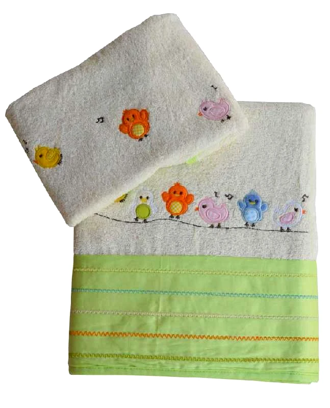 Bebe Stars Σετ βρεφικές πετσέτες Little birds Bebe Stars