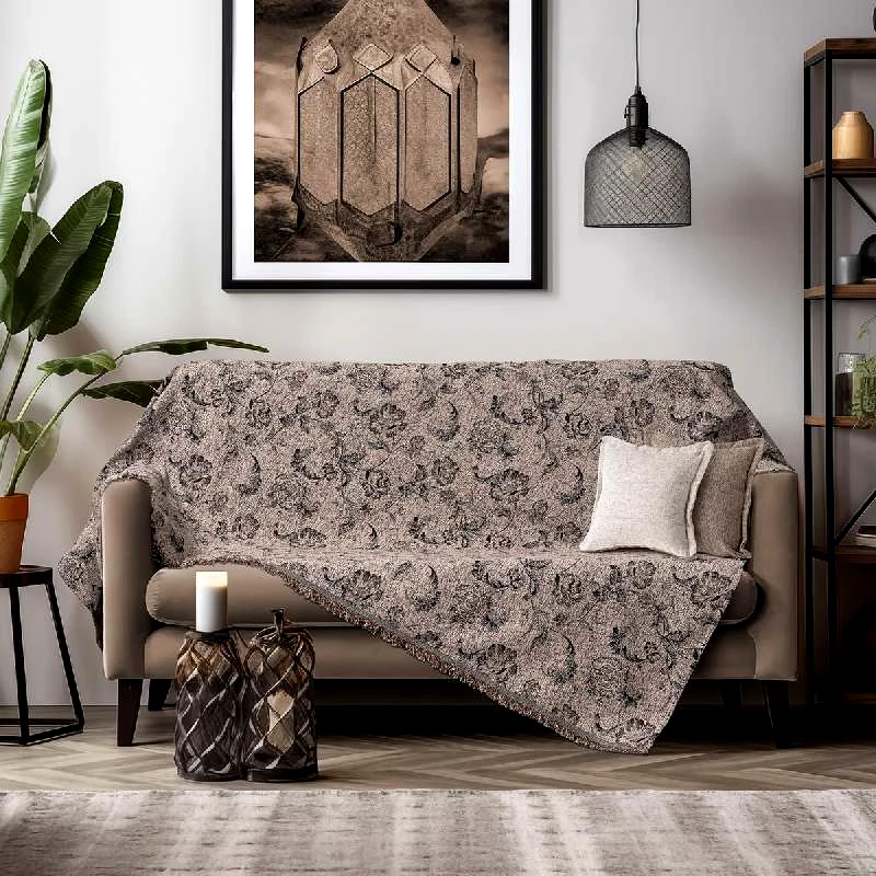 Beauty-Home ΡΙΧΤΑΡΙ ΤΡΙΘΕΣΙΟ 180X300CM ΜΠΕΖ ART 8626 - BEAUTY HOME