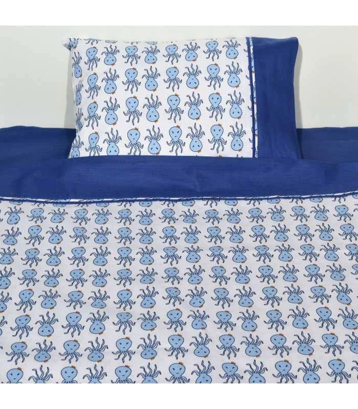 Omega Home ΣΕΤ ΣΕΝΤΟΝΙΑ ΚΟΥΝΙΑΣ 3ΤΕΜ OLIVER BABY ΕΜΠΡΙΜΕ 100% ΒΑΜΒΑΚΙ 110X170CM & 30X40CM - OMEGA HOME