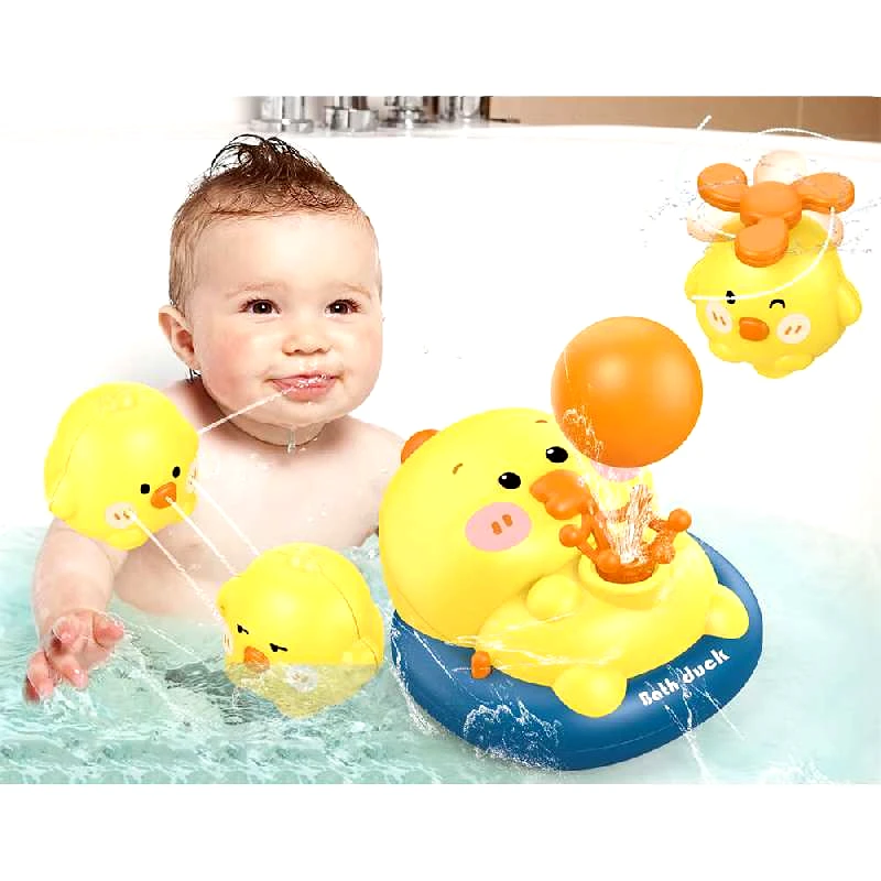 Bebe Stars ΠΑΙΧΝΙΔΙ ΜΠΑΝΙΟΥ DUCK BEBE STARS ΜΕ ΜΟΥΣΙΚΑ ΕΦΕ ΚΑΙ ΑΣΦΑΛΕΙΑ ΓΙΑ ΒΡΕΦΗ