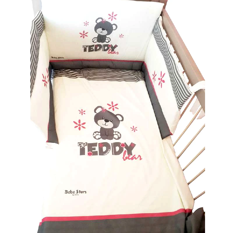 Bebe Stars Προίκα Μωρού 4 τεμ. Teddy Flower 3010 Bebe Stars