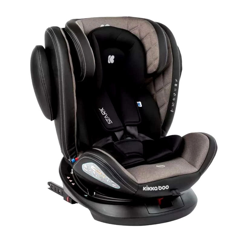 KikkaBoo ΚΑΘΙΣΜΑ ΑΥΤΟΚΙΝΗΤΟΥ ISOFIX 360° BEIGE 0-36KG KIKKA BOO