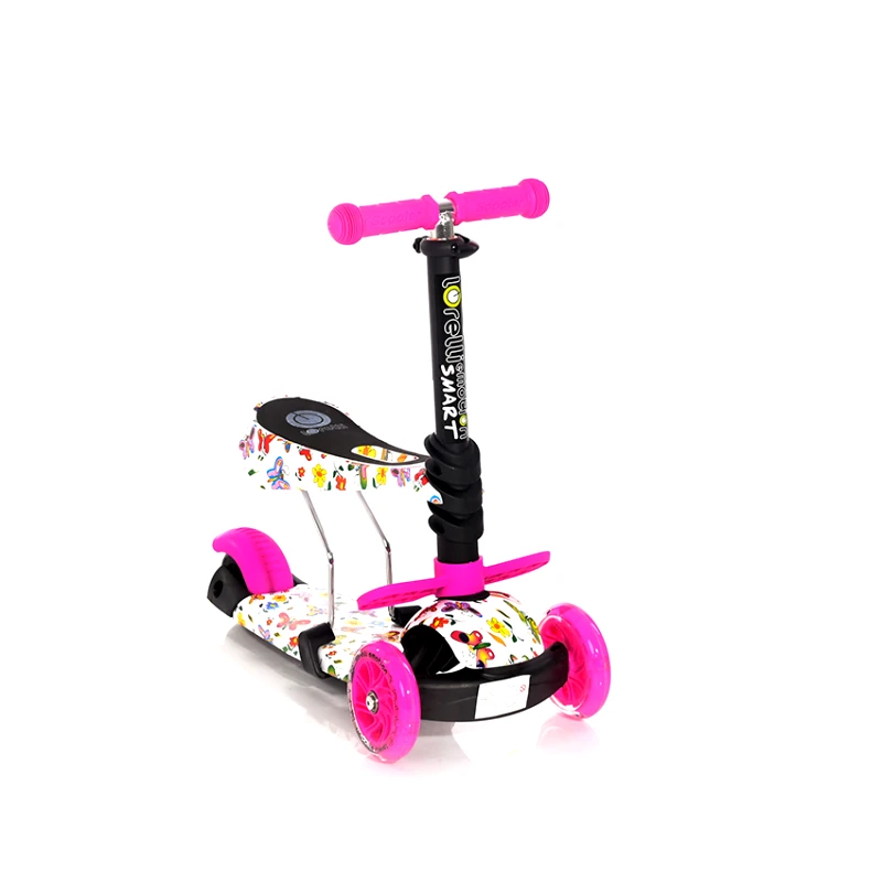 Lorelli Πατίνι Smart Scooter με κάθισμα Pink Butterfly Lorelli