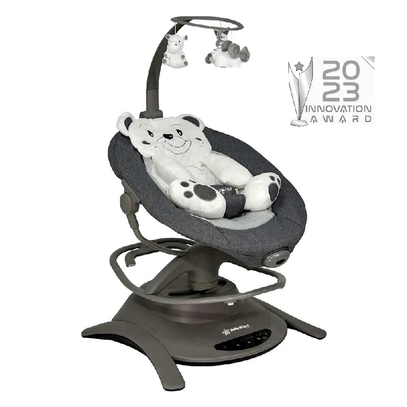 Bebe Stars ΗΛΕΚΤΡΙΚΗ ΚΟΥΝΙΑ 2 IN 1 GREY 255-186 BEBE STARS - ΙΔΑΝΙΚΗ ΓΙΑ ΒΡΕΦΗ