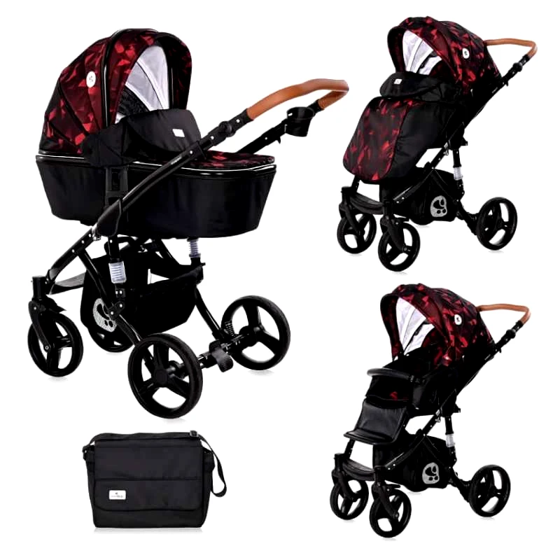Lorelli ΠΟΛΥΚΑΡΟΤΣΙ RIMINI 3 IN 1 RUBY RED BLACK LORELLI