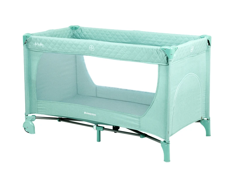 KikkaBoo ΠΑΡΚΟΚΡΕΒΑΤΟ MEDLEY 1 LEVEL MINT KIKKA BOO – ΙΔΑΝΙΚΟ ΓΙΑ ΒΡΕΦΗ, 120X60CM