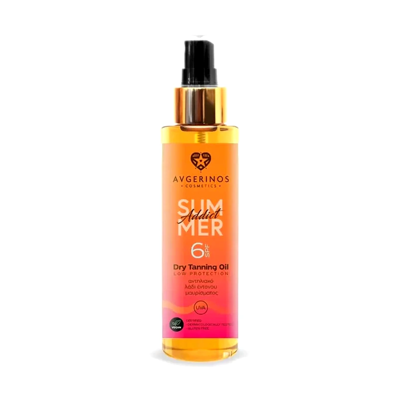 Avgerinos Cosmetics Avgerinos Cosmetics Summer Addict Dry Tanning Oil SPF6 (150ml)