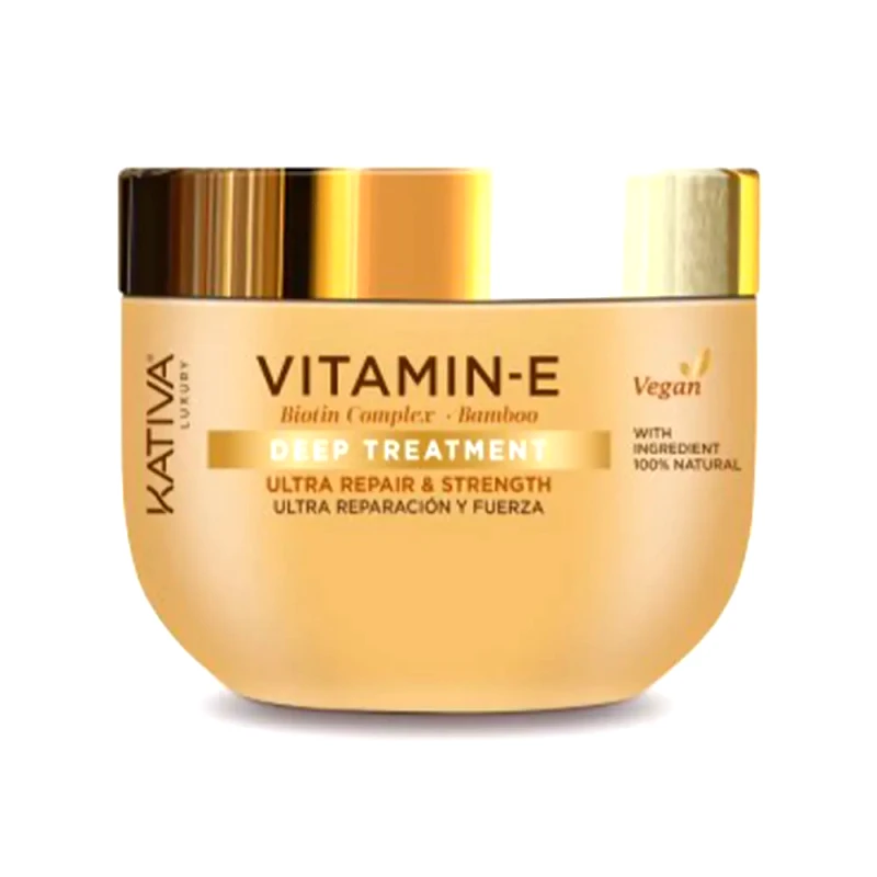 Kativa Kativa Luxury Vitamin-E Biotin Complex + Bamboo Deep Treatment (300ml)