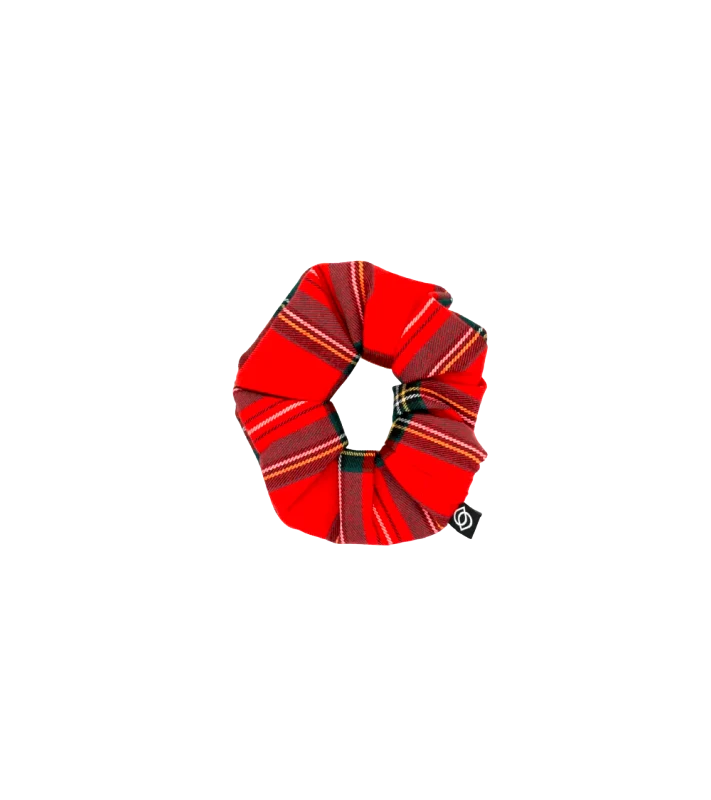 Rain Lab Rain Lab Tartan Velvet Scrunchie