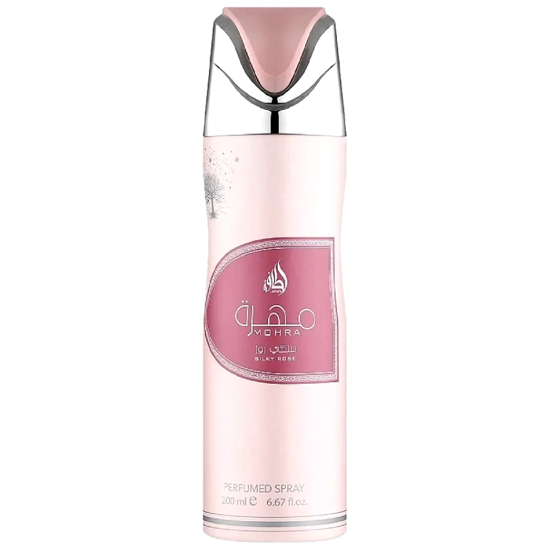 Lattafa Lattafa Mohra Silky Rose Perfumed Spray (200ml)