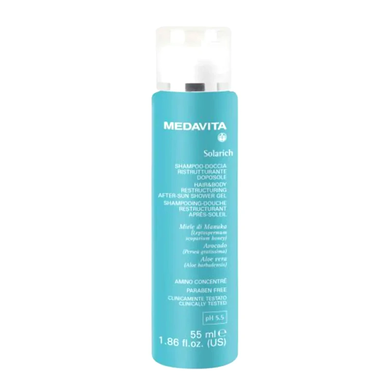 Medavita Medavita Solarich - Hair & Body Restructuring After-Sun Shower Gel (55ml)