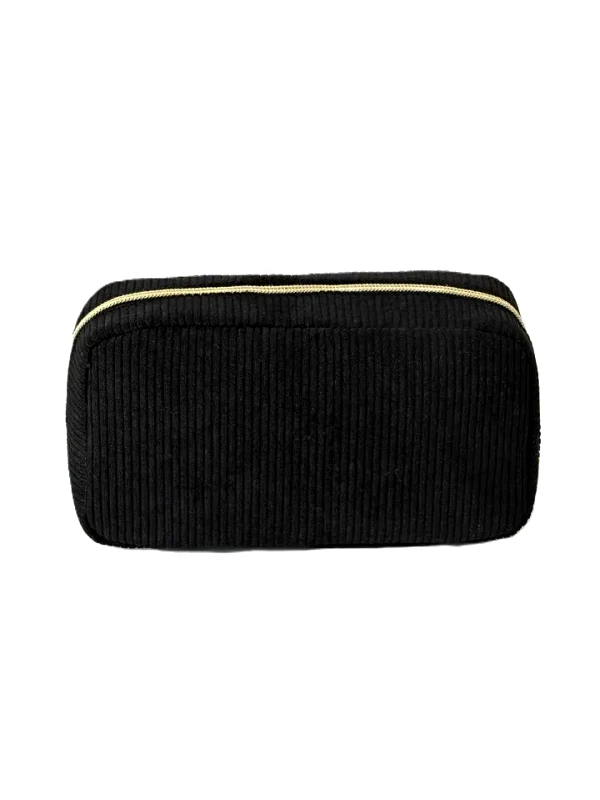 Bobby Warren Bobby Warren Solid Color Makeup Bag - Black