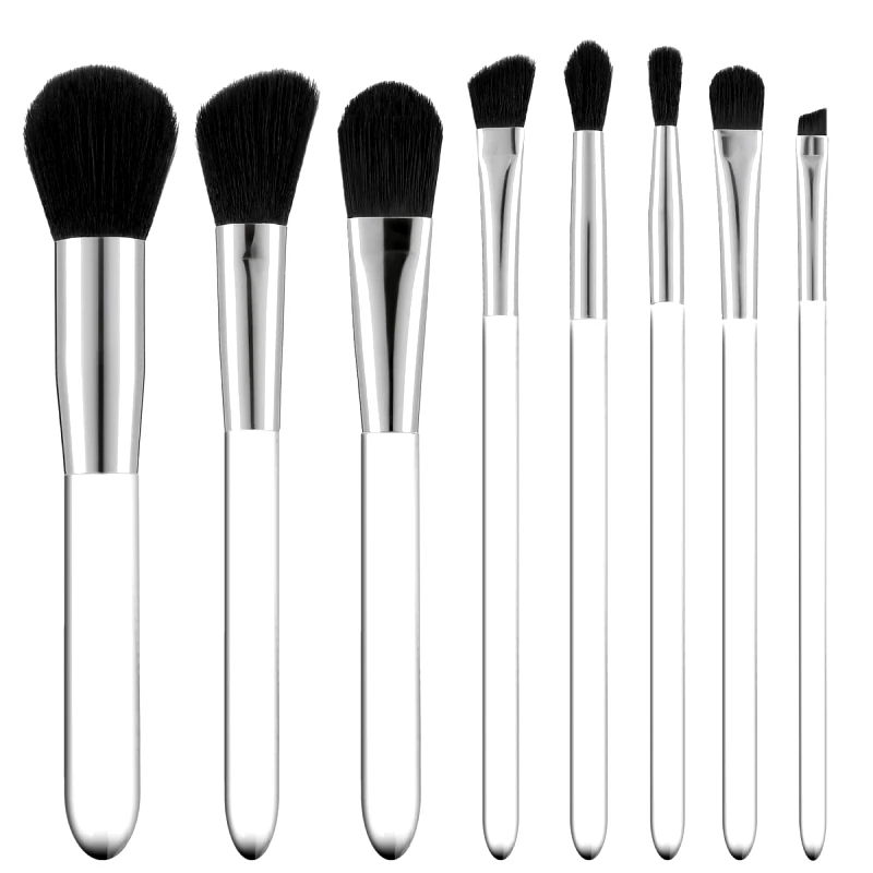 Tools for Beauty Tools for Beauty - 8Pcs Transparent Handle Brush Set