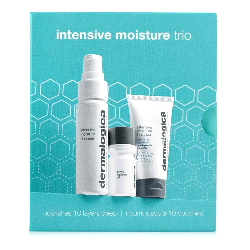 Dermalogica Dermalogica Intensive Moisture Trio Kit (Cleanser 30ml, Balance 15ml & Phyto Replenish Oil 4ml)