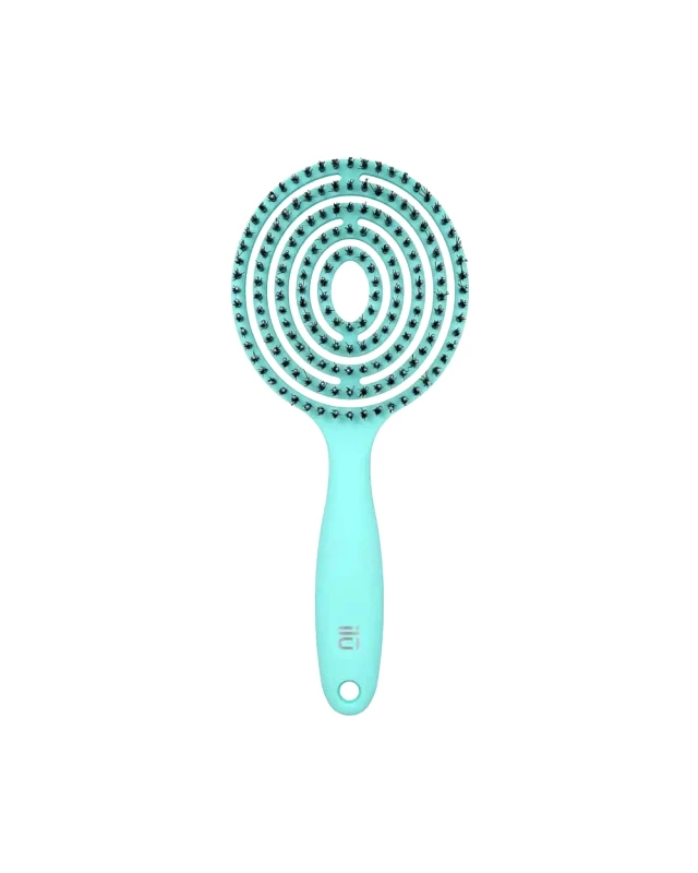 ilu Ilu Lollipop Round Detangling Vent Brush - Ocean Blue
