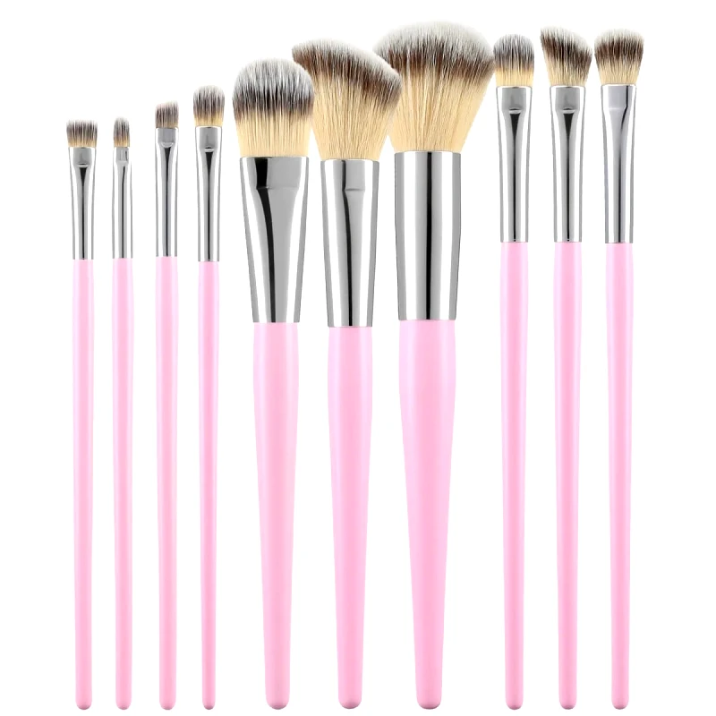 Tools for Beauty Tools for Beauty - 10Pcs Makeup Brush Set - Pink
