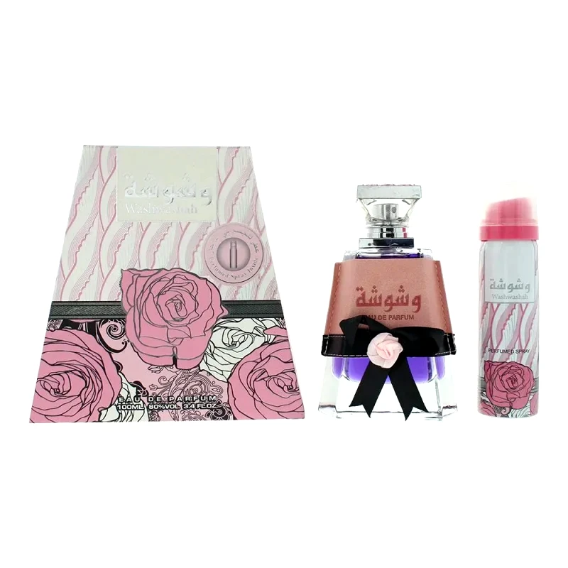 Lattafa Lattafa Washwashah Eau De Parfum (100ml) + Deodorant Body Spray (50ml)