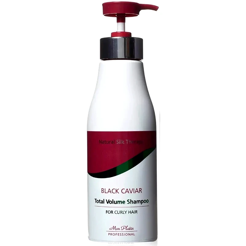 Mon Platin Mon Platin Professional - Natural Silk Therapy Black Caviar Total Volume Shampoo (500ml)