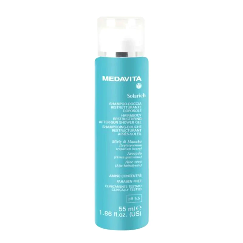 Medavita Medavita Solarich - Hair & Body Restructuring After-Sun Shower Gel (55ml)