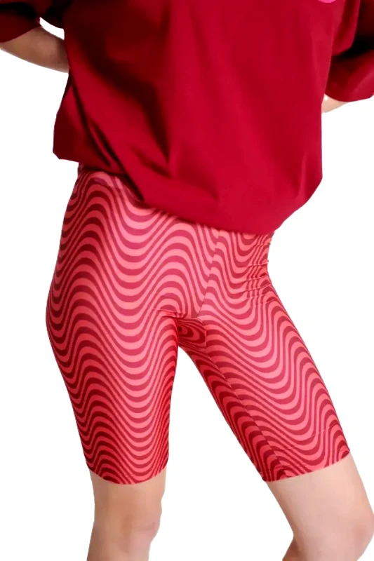 PCP PCP Genesis Ποδηλατικό Κολάν Waves Κόκκινο (Medium / Large)