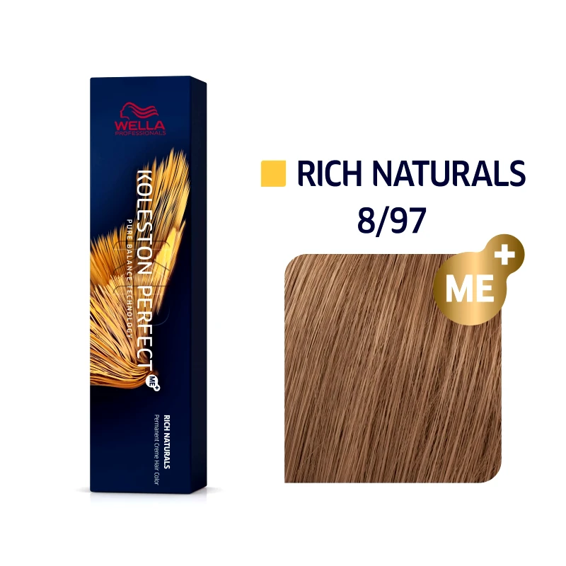 Wella Professionals Wella Professionals Koleston Perfect Me+ Rich Naturals 8/97 - Ξανθό Ανοιχτό Σαντρέ Καστανό (60ml)