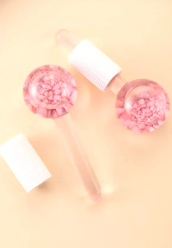 Bobby Warren Bobby Warren Energy Stone Crystal Transparent Ice Ball - Watermelon Pink