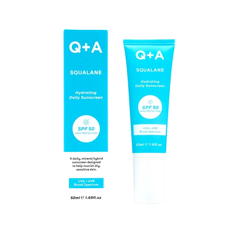 Q+A Q+A Squalane Hydrating Daily Sunscreen SPF 50 High Protection (50ml)