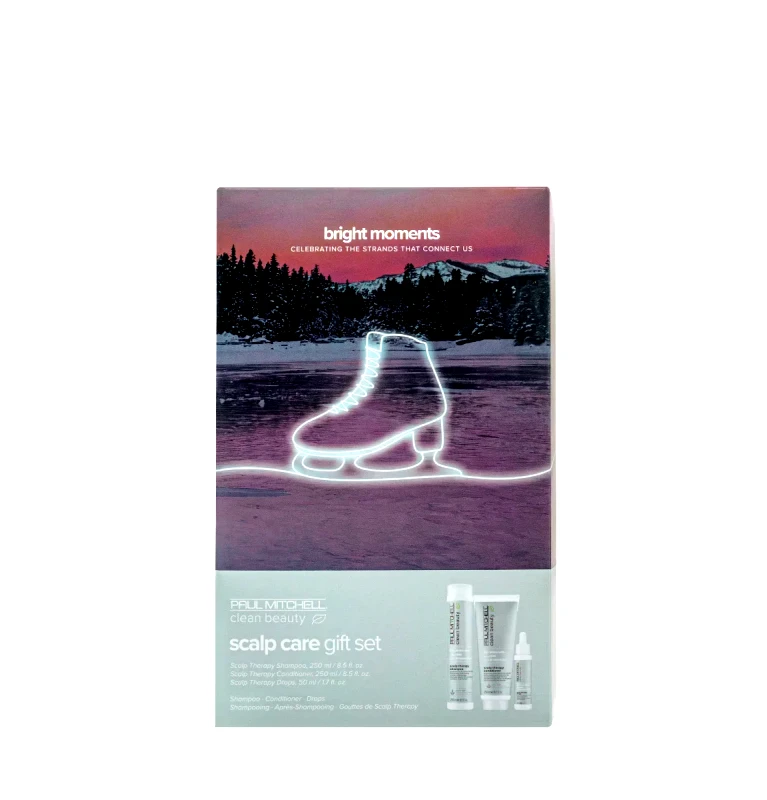 Paul Mitchell Paul Mitchell Clean Beauty Scalp Therapy Gift Set Trio (Shampoo 250ml, Conditioner 250ml, Drops 50ml)