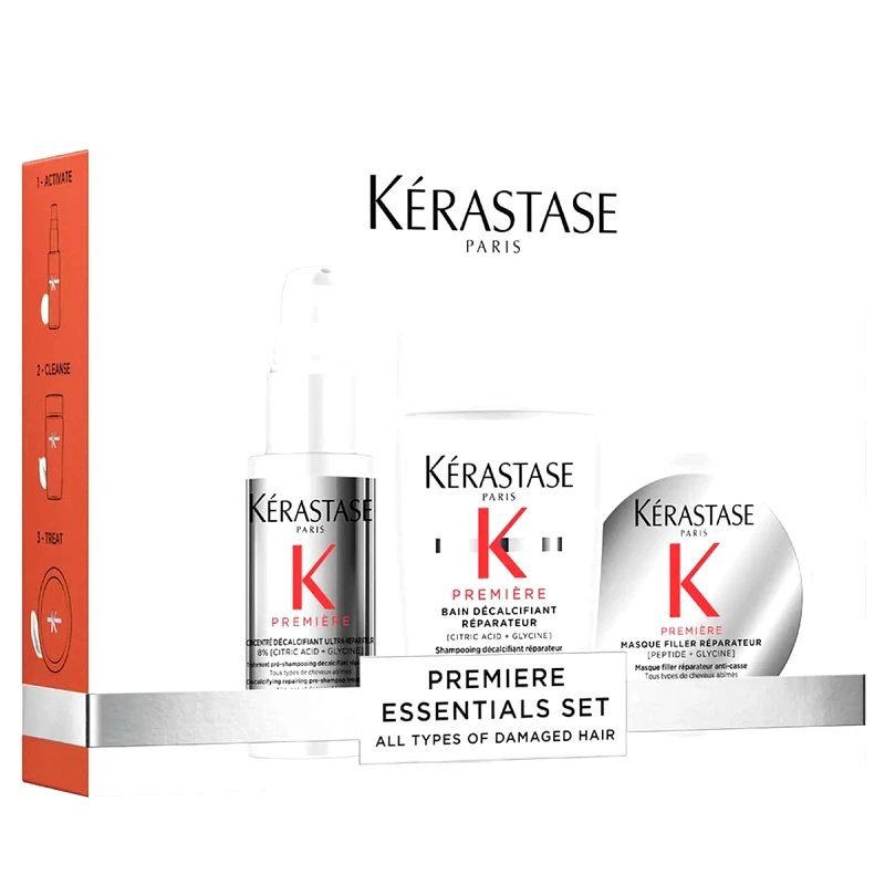 Kérastase Kérastase Première - Essentials Set All Types Of Damaged Hair (Repairing Pre-Shampoo 45ml, Shampoo 80ml, Mask 75ml)