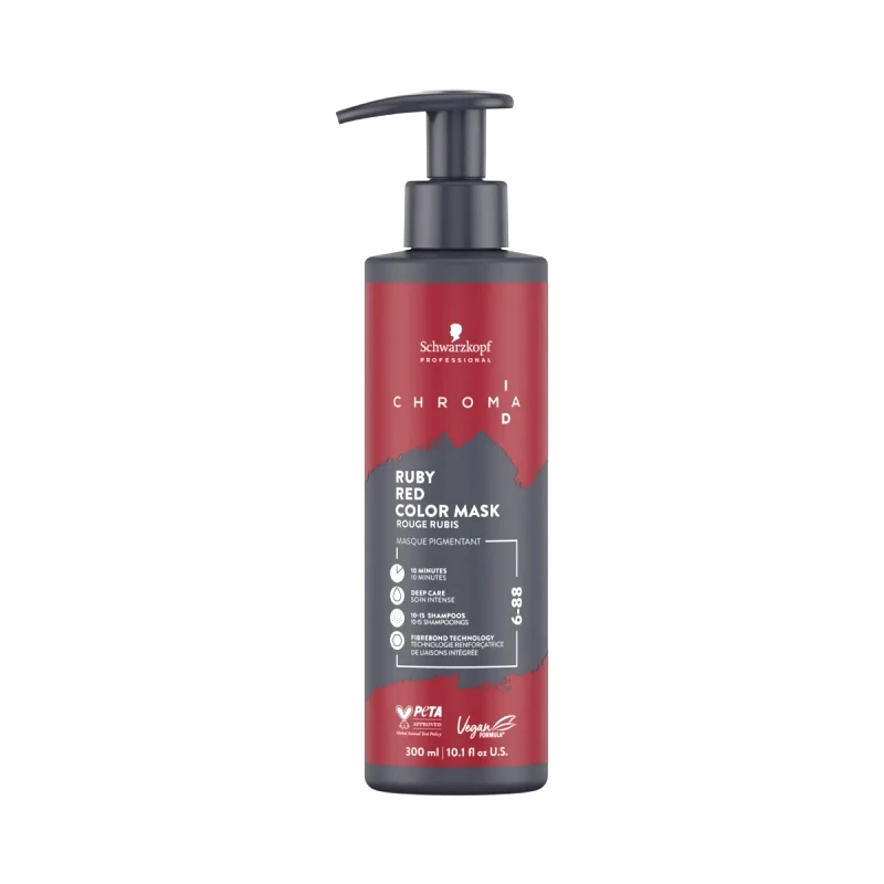 Schwarzkopf Professional Schwarzkopf Professional ChromaID Ruby Red 6-88 Color Mask (300ml)