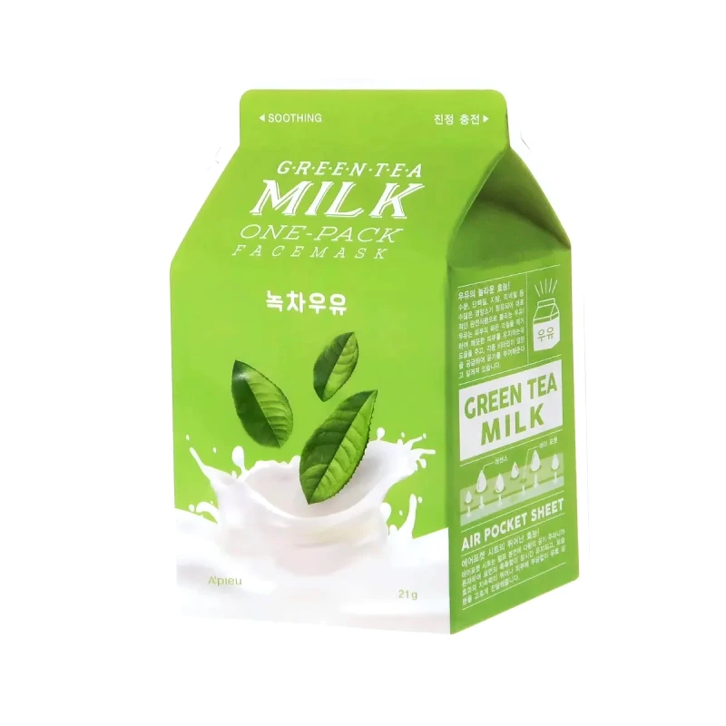 A'pieu A'Pieu Green Tea Milk One-Pack Face Sheet Mask (21g)