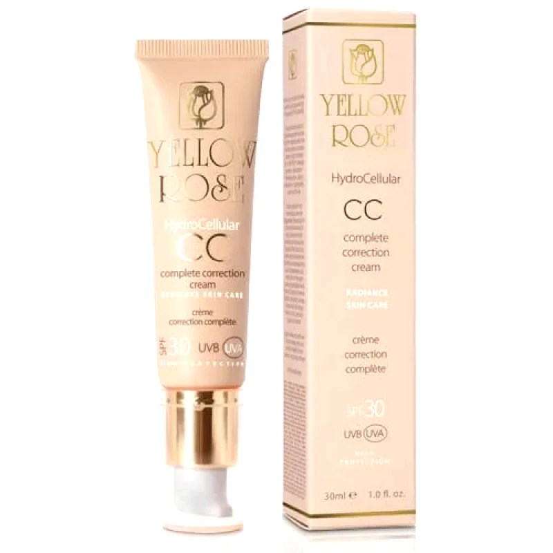 Yellow Rose Yellow Rose Hydrocellular CC Cream SPF 30 (UVA/UVB) Medium (30ml)