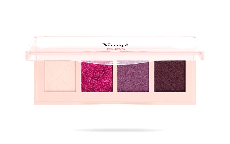 Pupa Milano Pupa Vamp! 4 Eyeshadow Palette - 004 Vibrant Plum (5.2g)