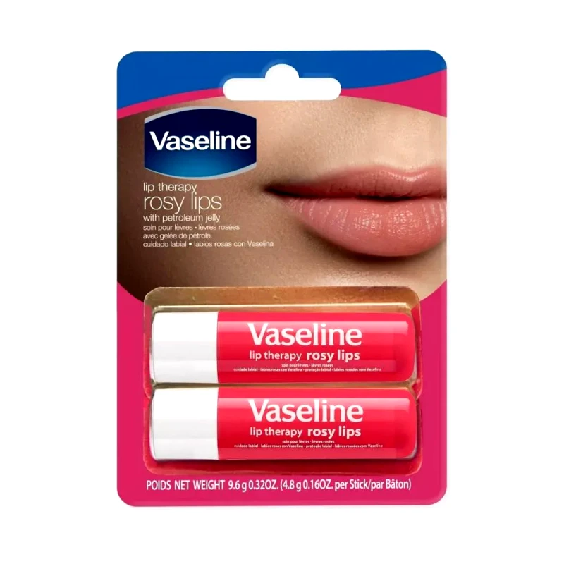 Vaseline Vaseline® Lip Therapy® Lip Balm Value Pack - Rosy Lips (2x4.8g)