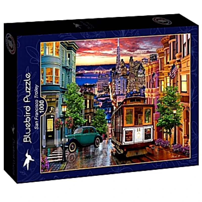 Παζλ Bluebird San Francisco Τρόλεϊ - 1000 τεμ.