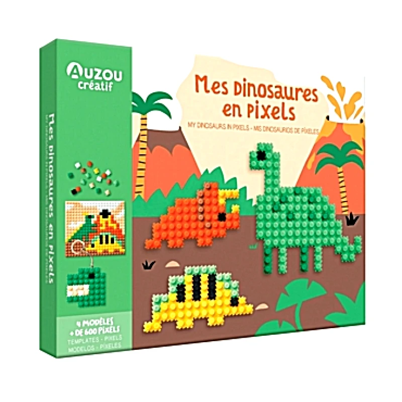Auzou Δημιουργίες με pixel - Δεινόσαυροι