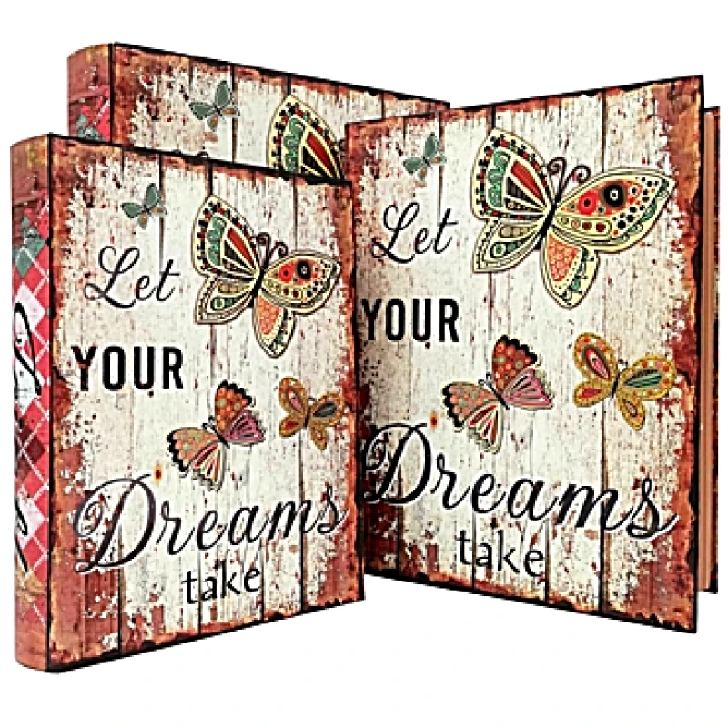 Σετ βιβλίων μυστικές θήκες - Πεταλούδες