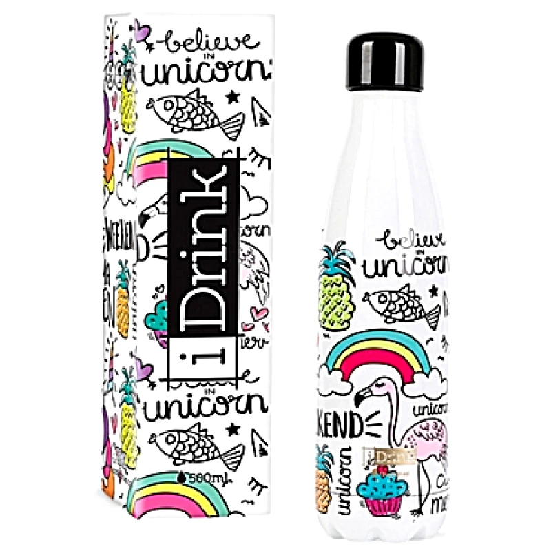 Ανοξείδωτο παγούρι θερμός i DRINK Unicorn 500ml