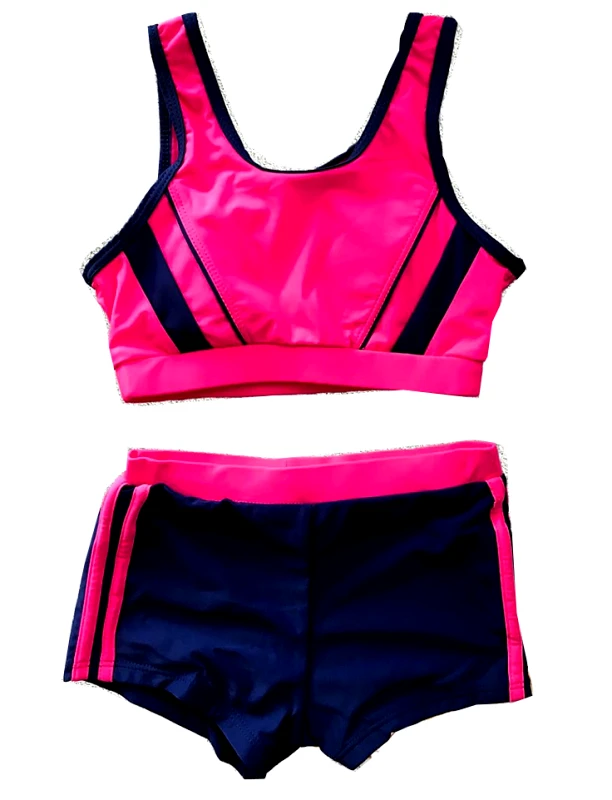 Lingerie Center Παιδικό - Εφηβικό Μπικίνι - Ροζ-Μπλε - 7877-Ροζ-Μπλε-10-12 ετών