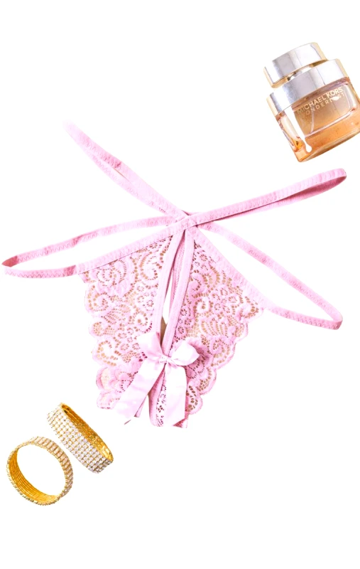 Lingerie Center Δαντελένιο String Αυτοκινήτου - Σάπιο μήλο - LC0337-Σάπιο μήλο-S/M