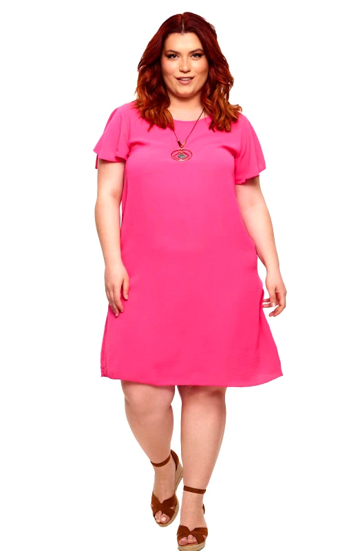 Lingerie Center Plus Size Φόρεμα &amp; Δώρο Κρεμαστό - Φουξ - LC0972-Φουξ-One Size