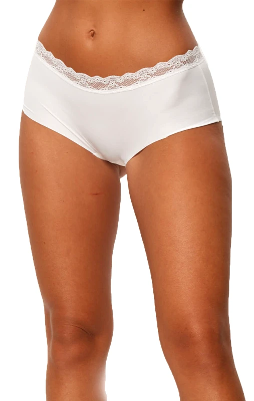 Lingerie Center Ελαστικό Κιλοτάκι Μπόξερ Χωρίς Ραφές - Λευκό - LC8002023-Λευκό-XL
