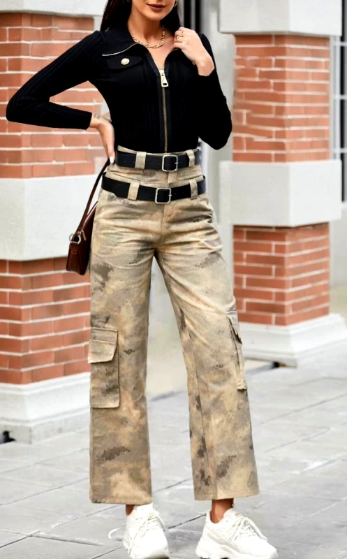 Lingerie Center Παντελόνι Παραλλαγής New Trend - Χακί - BB78522-Χακί-S