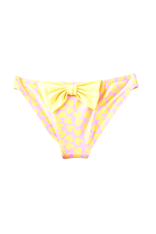 Lingerie Center Παιδικό Μαγιό Μονοκίνι με Φιόγκο - Ροζ - DG8932-Ροζ-12-24 μηνών