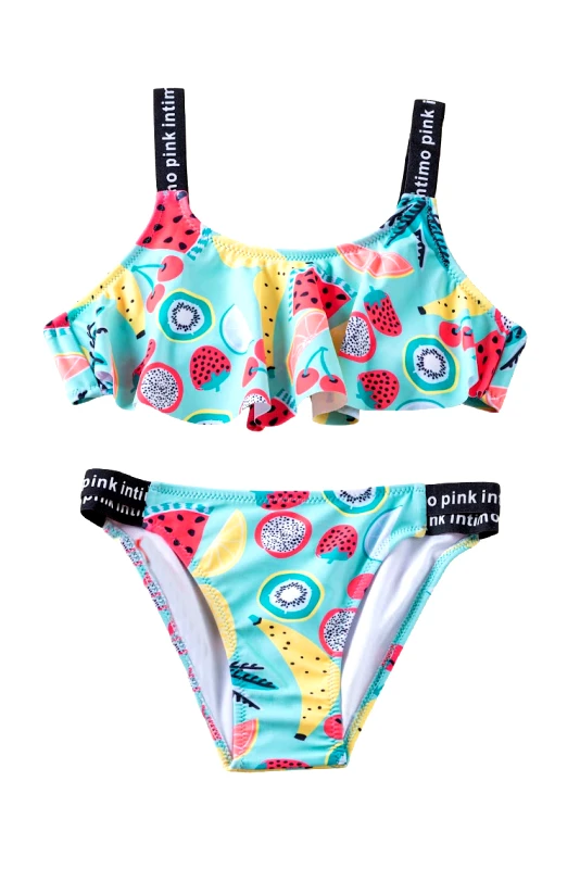 Lingerie Center Μαγιό Μπικίνι Παιδικό Ανανάς - Mint‌‌ Green - AN2390-Mint Green-6-8 ετών