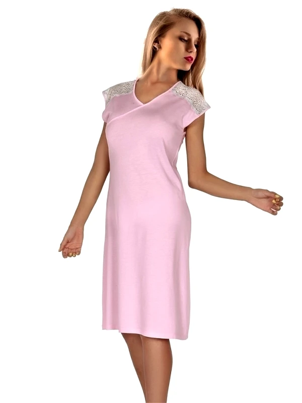 Lingerie Center Ροζ Νυχτικιά Jeta - Ροζ - LC18732-Ροζ-S/M